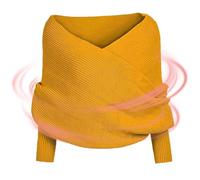 Générique Écharpe à Manches pour Femme - Châle d'Hiver en Grosse Maille | Manteau Boléro à Manches Longues | Élégant, Doux et Chaud, Cache-cou Polyvalent, Idée Cadeau pour l'Automne et l'Hiver