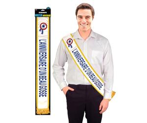 Generique - Echarpe Bleue l'anniversaire d'un Beau Gosse - Bleu - Taille Unique