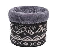 Générique Écharpe Châle Femme Chaud, Winter Velvet Big Snowflake Double Layer Outdoor Warm Scarf