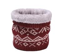 Générique Écharpe Châle Femme Chaud, Winter Velvet Big Snowflake Double Layer Outdoor Warm Scarf