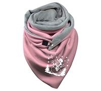 Générique Écharpe Châle Femme, Écharpe bohème à imprimé rétro pour Femmes, écharpe Triangulaire châle, écharpe Courte et Chaude pour l'hiver