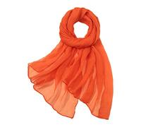 Générique Écharpe, Chale Premium - 100% Coton - Taille 170 X 70 CM - Chèche Femme et Homme - Plus De 18 coloris Unis Echarpe Paillette Foulard Doux