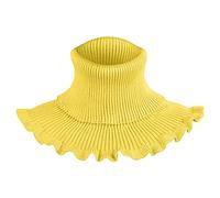 Générique Écharpe Chaude Femme, Turtleneck-Turtleneck-détachable Dames Tricot roulé col Artificiel Foulard à Bras