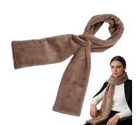 Générique Écharpe Courte Femme - Col Chaud Pour Le Cou | Écharpe D'Hiver En Imitation Fourrure Animale,Pour Temps Froid Idéale pour Maman Copine Épouse Sorties Marche Vélo École