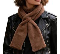 Générique Écharpe Courte Pour Femmes,Cache-Col Avec Des Poches À Fermeture Éclair,Foulard Col - pour Femmes Printemps Automne Hiver Voyage Extérieur