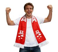 Générique Écharpe de Footballeur Supporter Équipe Nationale Coupe du Monde 2026 Écharpe Tricotée pour Hommes et Femmes Accessoires de Fan