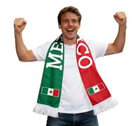 Générique Écharpe de Footballeur Supporter Équipe Nationale Coupe du Monde 2026 Écharpe Tricotée pour Hommes et Femmes Accessoires de Fan