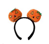 Générique Écharpe De Miss Anniversaire de poupée citrouille d'Halloween Accessoires de déguisement de vacances mignons Pince à cheveux drôle Pashmina Cachemire Soie (C, One Size)