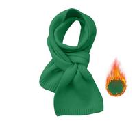 Générique Écharpe De Miss France For Women Autumn And Winter Solid Color Patch Versatile And Fashionable Knitted Scarf Or Lettre (Green, A)