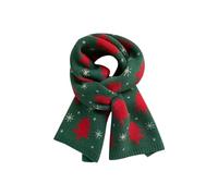 Générique Echarpe De Noël Femme Scarf Hiver Chaud Christmas Scarf TricotéE D'Hiver ThèMe De Renne Foulard Châle Etoles Épaisse Fashion Noel Écharpe avec Impression pour Femme