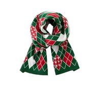 Générique ÉCharpe De NoëL Unisexe, éCharpe TricotéE D'Hiver, ThèMe De Renne, éCharpe Chaude Pour Femmes Et Hommes Doux Chaud Longue ÉCharpes ChâLe Rouge, Vert (Green3, One Size)