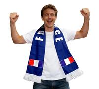 Générique Écharpe de Supporter de Football Personnalisée avec Motif Drapeau National Écharpe en Tricot Douce pour Coupe du Monde et Championnat d'Europe