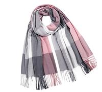Générique Écharpe D'hiver Pour Femme Écharpe Tartan Retro Pour Femmes Doux Enveloppante Châle Écharpes De Couverture Douces Et Confortables Grosse Foulards Pashmina Etole Mariage