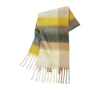 Générique Écharpe d'hiver pour Femme Grande Echarpe Femme Chaude Tissu en Doux À Carreaux Écharpe De Couverture Chaude À Carreaux pour l'hiver