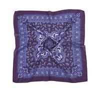 Générique éCharpe En Laine D'Alpaga Bonnet Echarpe Coupe Bandanas Écharpe Pour L'islam Folk-É De Noix De Cajou Personnalisée Tête Musulmane Vintage Châle Pashmina Hijab Echarpe Pieces (H,One Size)