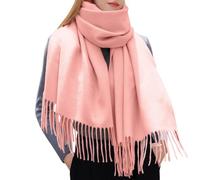 Générique Echarpe Femme Cachemire Hiver Réversible Pashmina Longues Grande Touché Soyeux Elégant Épais Chaude Écharpes avec Gland pour Mariage Party Soiree 200 * 66CM #7
