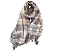 Générique Echarpe Femme Chaud En Cachemire Imitation Carreaux Doux Écharpe Épais Pull Châle Mode Écharpe À Carreaux Echarpe À Carré Coton Femme Pour Automne Hiver