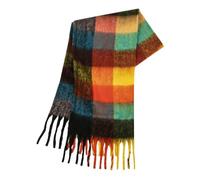 Générique Echarpe Femme Chaudes Gland Plaid Couverture Laine Tartan Écharpe Châle À Carreaux Chaudes Réversibles Gland Plaid Couverture Laine Tartan Écharpe Châle