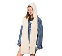 Générique Echarpe Femme Hiver Chaud - Bonnet Snow Bandeau Rétro Automne Hiver Écharpe Hiver Foulards Châles Écharpe Chapeau Écharpes avec Gland pour Noël Anniversaire Anniversaires