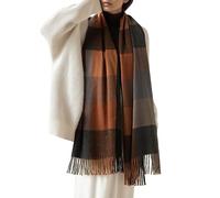 Générique Echarpe Femme Hiver Chaud En Cachemire Imitation Carreaux Doux Écharpe Douces Et Confortables Grosse Écharpe Foulards Pashmina Etole Mariage