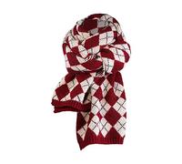 Générique Echarpe Femme Hiver Chaudes Gland Plaid Couverture Laine Tartan Écharpe Châle À Carreaux Chaudes Réversibles Gland Plaid Couverture Laine Tartan Écharpe Châle