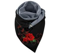 Générique Echarpe Femme Homme Écharpe Triangle Femme Homme Hiver Chaud Élégant Foulard Triangle Chic Grande Taille Étole Wraps Classique Écharpe