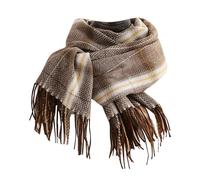 Générique Echarpe Hiver Femme - Echarpe Femme Cachemire Cou châle Silencieux Musical Femmes Note écharpe Noir en Mousseline de Soie Dame écharpe (Coffee One Size)