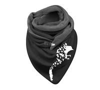 Générique Écharpe Laine Femme Echarpe Femme Cachemire 140 Cm Écharpe femme coton chaud imprimé bouton mode doux écharpe châles Carré De Soie Des Chaussures Pour Femme Talon (E, One Size)