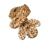 Générique Écharpe Mignonne | Doux Chaud En Peluche,Foulard Doux Pour Vélo À Motif Guépard - Pour Adultes Femmes Étudiants Cyclisme Marche École Voyage Extérieur Quotidien Bureau Fête Anniversaire