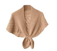Générique Echarpe Poncho Femme,ChâLe LéGer Ajouré Polyvalent Et Tendance IdéAl pour La Plage Ou pour Un Usage Quotidien éLéGant. (Khaki,One Size)
