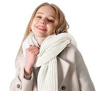 Générique Echarpe Scarf Écharpe Homme Noir Noire Foulard Coton Hiver One Size Cachemire Lin Chèche Laine