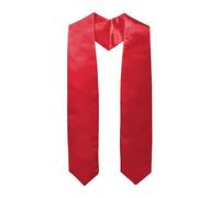 Générique Écharpe seniors unie décontractée ceinture chaude douce légère confortable mode classique élégante tendance accessoire quotidien (Red, One Size)