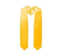 Générique Écharpe seniors unie décontractée ceinture chaude douce légère confortable mode classique élégante tendance accessoire quotidien (Yellow, 160cm)