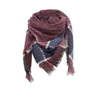 Générique Écharpe Tartan Retro pour Femmes Écharpe à Carreaux Doux Écharpe Enveloppante Châle Écharpes de Couverture