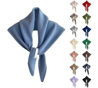 Générique Echarpe Triangle Femme Chaude Hiver Petite écharpe Legère Doux Confortable Scarf Unie Classique Élégante ChâLes Accessoire Superposition Vêtements De Mode Décoration Chaudes Tricotée Cadeau
