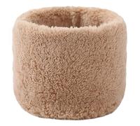 Générique Écharpes épaisses en velours d'hiver, cercle unique, Plus polaire, couleur unie, mode, anneau doux, col, écharpe plus chaude(Khaki)