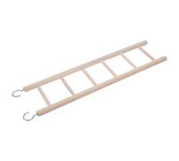 Générique Échelle à Perroquet en Bois Crochets Métalliques, pour Cage Facile à Fixer, pour Développer L'intelligence des Oiseaux et Hamsters