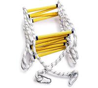 Générique Échelle de Corde d'évacuation Incendie Portable de 15 m - Échelle de sécurité pour Un Sauvetage Rapide, Conception légère et Durable pour Une Utilisation à Domicile et au Bureau