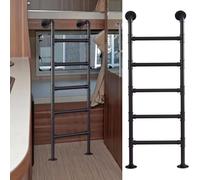 Générique Échelle de Grenier Industrielle, Durable et sécurisée, pour Sortie de Secours en Cas d'incendie, escabeau Robuste au Sol pour entrepôt, Pont, Camping-Car, Bateau, Installation faci