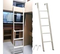 Générique Échelle de lit superposé réglable pour Deux Lits Simples, échelle de lit superposé en métal pour Camping-Car avec Crochet, escalier de Grenier Gain de Place pour dortoir Scolaire,