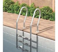 Générique Échelle de Piscine 54x38x158 cm Acier Inoxydable 304,Maison & Jardin,Piscine & Spa,Accessoires pour piscines & spas,Échelles, escaliers & rampes de Piscine,Argent,8.96KG,93461