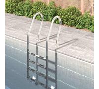 Générique Échelle de Piscine 54x38x184,5 cm Acier Inoxydable 304,Échelles, escaliers & rampes de Piscine,10.15KG-93456