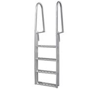 Générique Échelle de Piscine/Quai à 4 marches Aluminium 167 cm,Échelles, escaliers & rampes de Piscine,8.2KG-91197