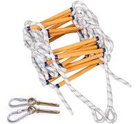 Générique Échelle de Secours Portable, échelle de Corde de sécurité de 15 m pour Enfants et Adultes, échelle de Balcon/fenêtre d'urgence, légère et Durable, Outil de sécurité Indispensable