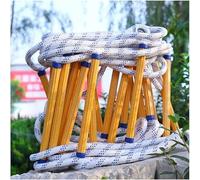 Générique Échelle de Secours Portable, Robuste et ignifugée, échelle de Corde pour 2e étage, capacité de Charge élevée, échelle de sécurité réutilisable pour Une évacuation Rapide