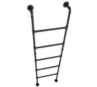 Générique Échelle d'urgence Anti-Incendie, échelle Murale pour loft, Appartements, entrepôts, échelle de sécurité multifonctionnelle Noire et Durable pour dortoirs, hôtels, balcons - Taille