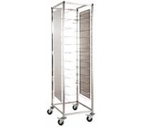 Générique Échelle INOX 12 Niveaux avec Panneaux Latéraux - GN 1/1