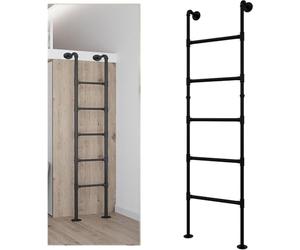 Générique Échelles Noires à Fixation au Sol pour Lits superposés, idéales pour la Maison, Les puits de lumière de sous-Sol, Les escaliers métalliques pour Lits superposés dans Les combles de