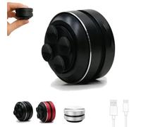 Générique Echo Pod Speaker, Bluetooth Mini Bone Conduction Portable Wireless, Music Player with Suction Cup, That Can Turn Anything Into a Speaker, for Bath, Home, Outdoor (Black)