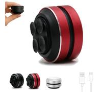 Générique Echo Pod Speaker, Bluetooth Mini Bone Conduction Portable Wireless, Music Player with Suction Cup, That Can Turn Anything Into a Speaker, for Bath, Home, Outdoor (Red)
